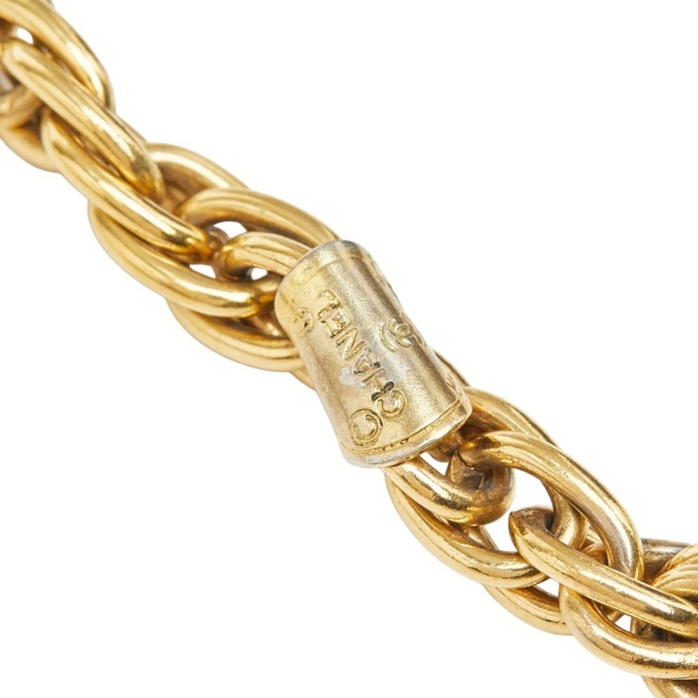 CHANEL Gold Logo Necklace - Picture 6 of 7